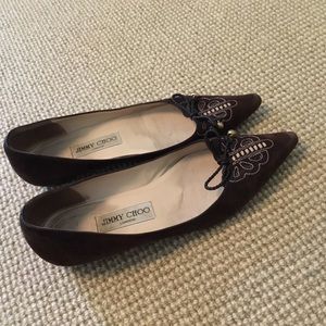 Brown sued jimmy choo flats